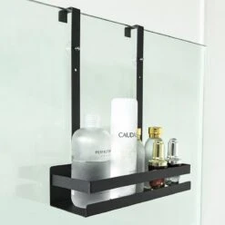 Doucherek Hangend - Ophangbaar Doucherek - Mat Zwart - Badkamerrek - Zonder Boren - Doucherek Aan Douchewand - Doucherekje 18 Doucherek Hangend - Ophangbaar Doucherek - Mat Zwart - Badkamerrek - Zonder Boren - Doucherek Aan Douchewand - Doucherekje -Merkloos Verkoop 1195x1200 3