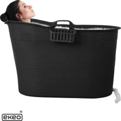 EKEO Zitbad - 210L - Mobiele Badkuip - Bath Bucket - Zwart 10 EKEO Zitbad - 210L - Mobiele Badkuip - Bath Bucket - Zwart -Merkloos Verkoop 1197x1200 18