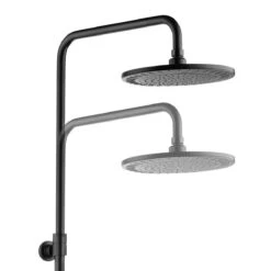 Tiger Tyne Doucheset - Regendouche Ø 22,5 Cm - Handdouche Ø 12 Cm - 3 Standen - Mat Zwart -Merkloos Verkoop 1198x1200 17