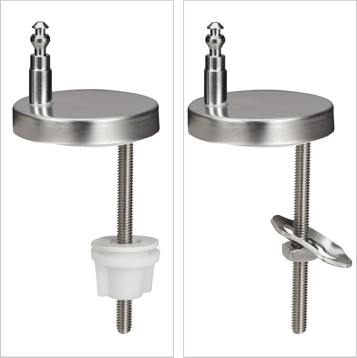 Relaxdays Wc Bril Softclose - D-vorm - Toiletbril Universeel - Toiletdeksel Plastic - Wit 8 Relaxdays Wc Bril Softclose - D-vorm - Toiletbril Universeel - Toiletdeksel Plastic - Wit - Afbeelding 8