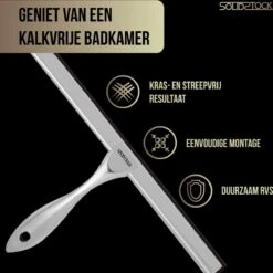 Douchewisser Rvs - Luxe Trekker Douche - Raamwisser Met Ophanghaak - Douchetrekker - Niet Boren - Chroom 11 Douchewisser Rvs - Luxe Trekker Douche - Raamwisser Met Ophanghaak - Douchetrekker - Niet Boren - Chroom -Merkloos Verkoop 1198x1200 6