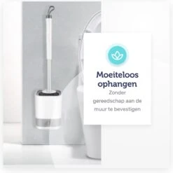 WC Borstel - Toiletborstel - WC Borstel Met Houder - Siliconen Toiletborstel - Vrijstaand Of Hangend - Slimme Lekbak - Optimale Hygiëne 13 WC Borstel - Toiletborstel - WC Borstel Met Houder - Siliconen Toiletborstel - Vrijstaand Of Hangend - Slimme Lekbak - Optimale Hygiëne -Merkloos Verkoop 1199x1200 2