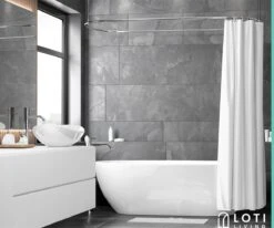 Loti Living Douchegordijn Anti Schimmel – Wit - Inclusief Ringen – Waterdicht - Polyester - Douchegordijn 180x200 Cm 8 Loti Living Douchegordijn Anti Schimmel – Wit - Inclusief Ringen – Waterdicht - Polyester - Douchegordijn 180x200 Cm -Merkloos Verkoop 1200x1000 39