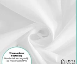 Loti Living Douchegordijn Anti Schimmel – Wit - Inclusief Ringen – Waterdicht - Polyester - Douchegordijn 180x200 Cm 11 Loti Living Douchegordijn Anti Schimmel – Wit - Inclusief Ringen – Waterdicht - Polyester - Douchegordijn 180x200 Cm -Merkloos Verkoop 1200x1000 42