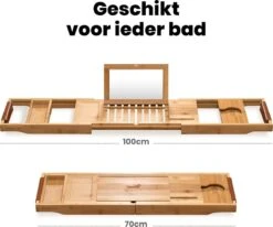 RelaxTub® Badplank - Badplank Voor In Bad - Badrek - Verstelbaar - Anti Slip - Badplank Bamboe - Badplank Hout - Badrekje Inclusief Boekenhouder, Tablethouder & Spiegel 16 RelaxTub® Badplank - Badplank Voor In Bad - Badrek - Verstelbaar - Anti Slip - Badplank Bamboe - Badplank Hout - Badrekje Inclusief Boekenhouder, Tablethouder & Spiegel -Merkloos Verkoop 1200x1002 1