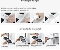 BOTC Doucherek - Zonder Boren - Doucherek Hangend – Badkamer Organizer – Douche Organizer - Doucherekje 13 BOTC Doucherek - Zonder Boren - Doucherek Hangend – Badkamer Organizer – Douche Organizer - Doucherekje -Merkloos Verkoop 1200x1003 1