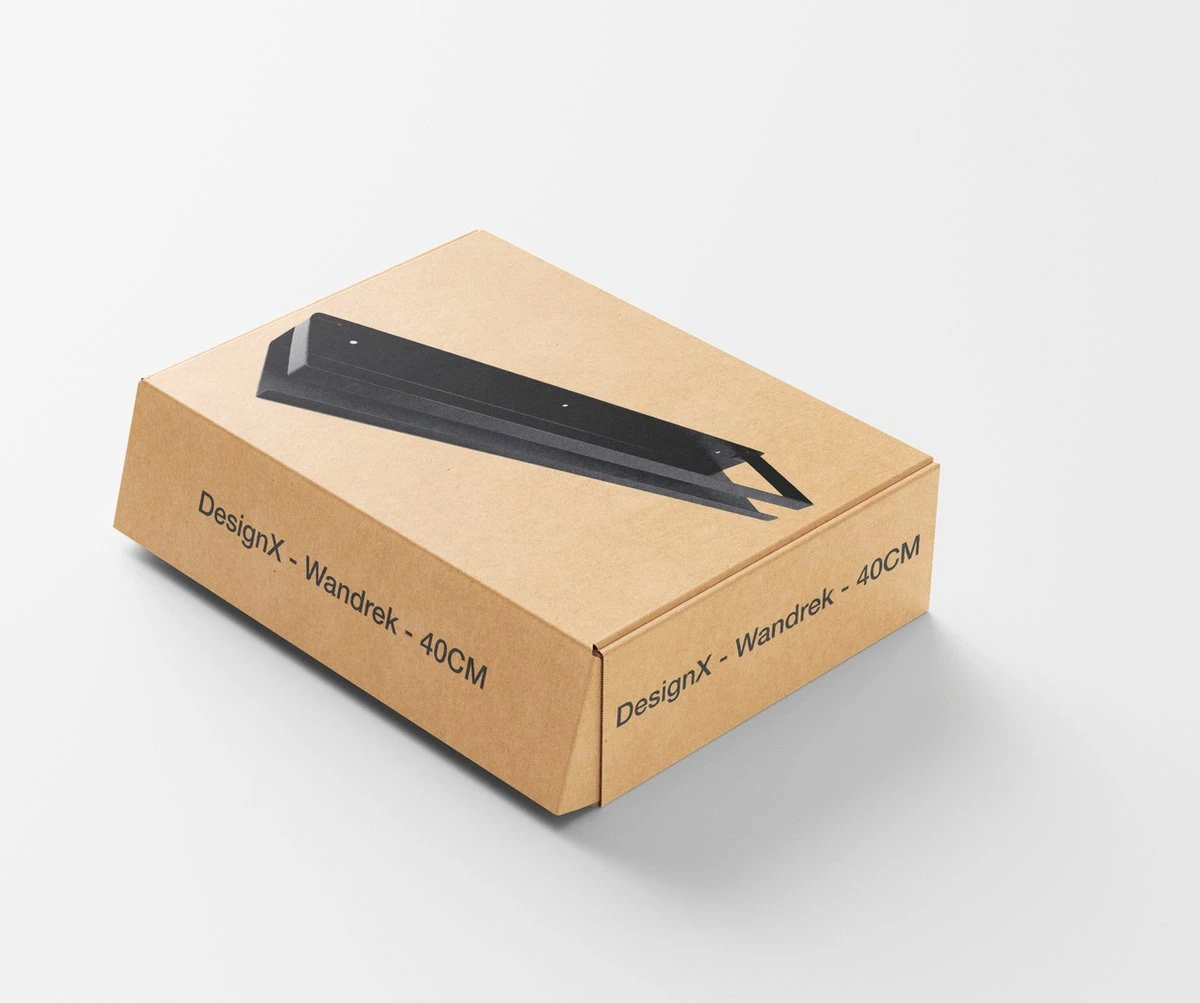 DesignX - Doucherek Zwart Hangend - 40CM Kruidenrek Keukenrek Ophangbaar - Caddy - Planchet - Wandrek Industrieel - Badkamer - Keuken 6 DesignX - Doucherek Zwart Hangend - 40CM Kruidenrek Keukenrek Ophangbaar - Caddy - Planchet - Wandrek Industrieel - Badkamer - Keuken - Afbeelding 6