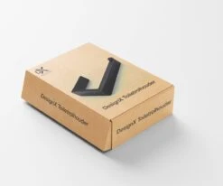 DesignX 3M™ Toiletrolhouder Zonder Boren Zwart Zelfklevend - WC Rolhouder - Matte - Papier - Houder - Incl. 3M Plakstrip -Merkloos Verkoop 1200x1003