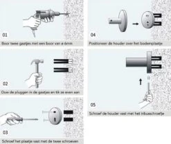 Design Toiletrolhouder - WC Rolhouder - RVS Mat Zwart - Incl. Schroeven -Merkloos Verkoop 1200x1004 1