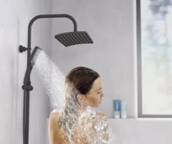 SCHÜTTE Mallorca Douchesysteem - Regendouche - 95 Cm Stang - Wandhouder In Hoogte Verstelbaar - Mat Zwart 12 SCHÜTTE Mallorca Douchesysteem - Regendouche - 95 Cm Stang - Wandhouder In Hoogte Verstelbaar - Mat Zwart -Merkloos Verkoop 1200x1005 2