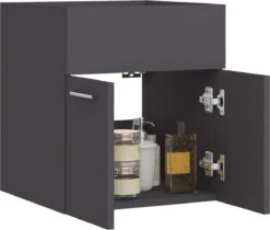 VidaXL Wastafelkast 41x38,5x46 Cm Spaanplaat Grijs -Merkloos Verkoop 1200x1020