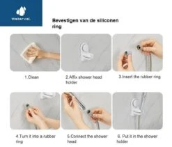 Zelfklevende Douchekophouder Met Zuignap - Universele Douchekop & Handdouche Houder - Verstelbaar - Handdouchehouder - Douche Kop Wandhouder - Zonder Boren & Schroeven 14 Zelfklevende Douchekophouder Met Zuignap - Universele Douchekop & Handdouche Houder - Verstelbaar - Handdouchehouder - Douche Kop Wandhouder - Zonder Boren & Schroeven -Merkloos Verkoop 1200x1023 3