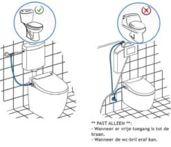 Bidet Handdouche Toilet Sproeier Shattaf Sprayer WC Papier Besparend - Enkel Spray Koud Water - Badkamer Accessoires - Freshole® 17 Bidet Handdouche Toilet Sproeier Shattaf Sprayer WC Papier Besparend - Enkel Spray Koud Water - Badkamer Accessoires - Freshole® -Merkloos Verkoop 1200x1028 1