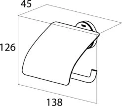 Tiger Urban - Toiletrolhouder Met Klep - Wit -Merkloos Verkoop 1200x1038