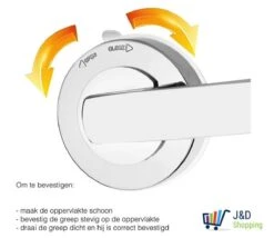 Handgreep Met Zuignap - Deurgreep -Badkamer Handgreep Met Zuignap - Douche - Helping Hand Handvat - Kunstof - Zilver - Groot 11 Handgreep Met Zuignap - Deurgreep -Badkamer Handgreep Met Zuignap - Douche - Helping Hand Handvat - Kunstof - Zilver - Groot -Merkloos Verkoop 1200x1038 7