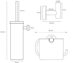 Toiletaccessoireset Zwart 3-delig - Luxe Toilet Set - Toiletborstel Met Houder - Toiletrolhouder Met Klep - Handdoekhaak 11 Toiletaccessoireset Zwart 3-delig - Luxe Toilet Set - Toiletborstel Met Houder - Toiletrolhouder Met Klep - Handdoekhaak -Merkloos Verkoop 1200x1039