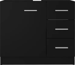 VidaXL Wastafelkast 63x30x54 Cm Spaanplaat Zwart -Merkloos Verkoop 1200x1042 3
