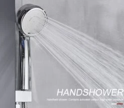 Sanisupreme® Douchepaneel Met Massage - Regendouche - Massage Jets - Waterval Douche - Met Thermostaatkraan En Handdouche - Zwart - Opbouw - Douchekop - Flanner® -Merkloos Verkoop 1200x1043 2
