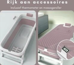 Livista® - Opvouwbaar Bad - Roze - Zitbad - Inklapbaar - Bath Bucket - 150 CM LANG - XL - Incl. Thermometer & Onderwater LED Lichten 11 Livista® - Opvouwbaar Bad - Roze - Zitbad - Inklapbaar - Bath Bucket - 150 CM LANG - XL - Incl. Thermometer & Onderwater LED Lichten -Merkloos Verkoop 1200x1043 4