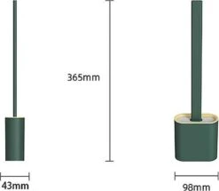 Flexibele Siliconen WC Borstel Met Houder - Hygiënische Toiletborstel Met Ophangsysteem / Wandmontage - Duurzaam En Antibacterieel – Wit 19 Flexibele Siliconen WC Borstel Met Houder - Hygiënische Toiletborstel Met Ophangsysteem / Wandmontage - Duurzaam En Antibacterieel – Wit -Merkloos Verkoop 1200x1044