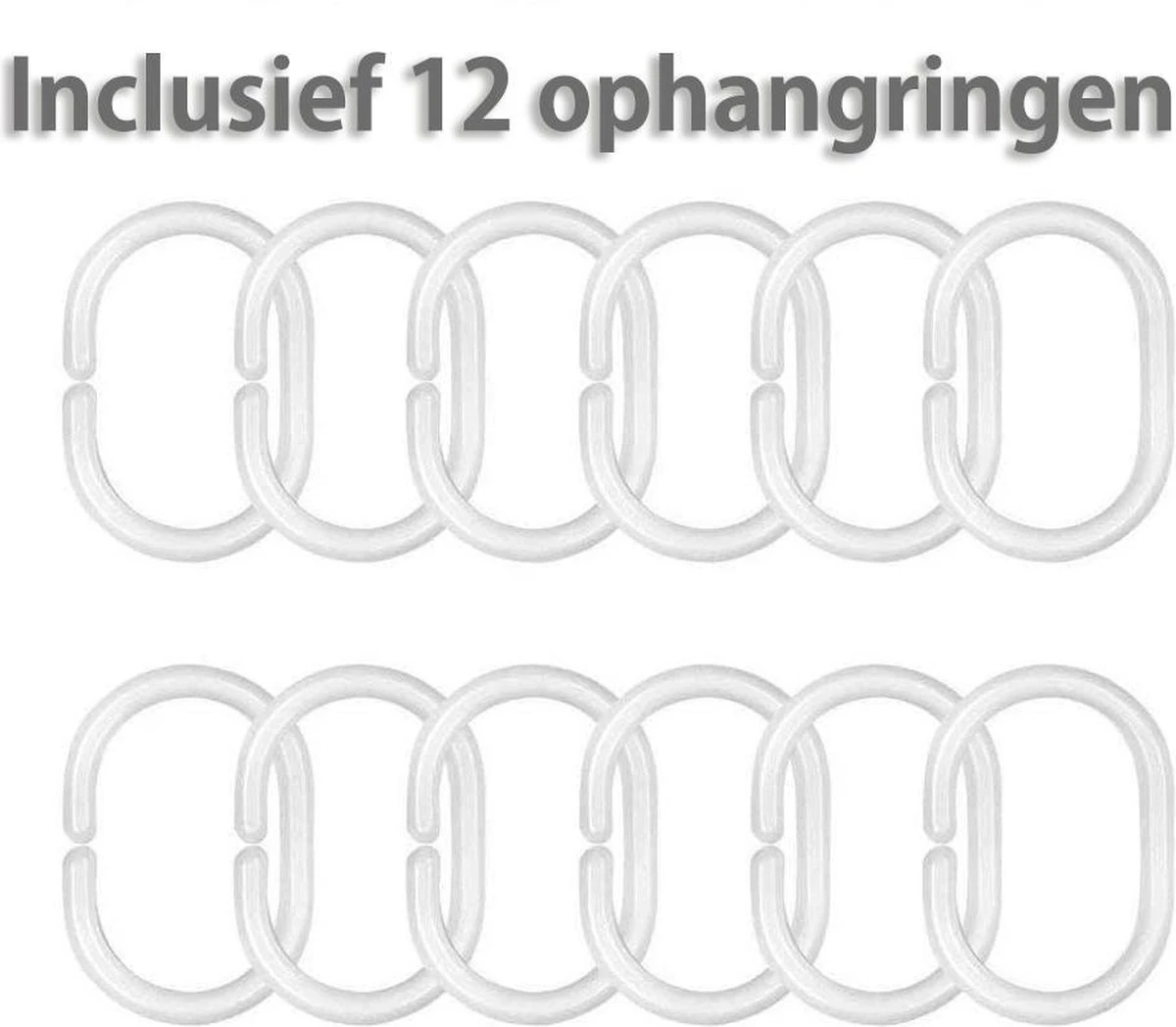 Douchegordijn 120x200 Cm (Small) - Met Ophangringen - Makkelijk Te Bevestigen - Waterdicht - Polyester - Sneldrogend En Anti Schimmel - Wasbaar En Duurzaam - Green Petals 6 Douchegordijn 120x200 Cm (Small) - Met Ophangringen - Makkelijk Te Bevestigen - Waterdicht - Polyester - Sneldrogend En Anti Schimmel - Wasbaar En Duurzaam - Green Petals - Afbeelding 6