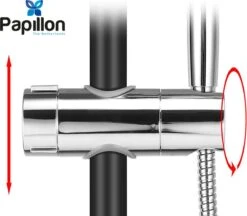 Merkloos Universeel Glijstuk - Chroom - 25 Mm - Handdouchehouder - Papillon -Merkloos Verkoop 1200x1050 4