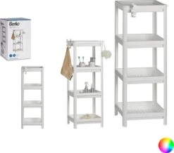 Badkamerrek/opbergkast Wit Kunststof 4-laags 36 X 23 X 100 Cm - Handdoeken En Toiletspullen Badkamerrekjes 7 Badkamerrek/opbergkast Wit Kunststof 4-laags 36 X 23 X 100 Cm - Handdoeken En Toiletspullen Badkamerrekjes -Merkloos Verkoop 1200x1059 6