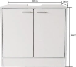 Wastafel Onderkast - Onderbouw Kast Wastafel - Badkamermeubel 9 Wastafel Onderkast - Onderbouw Kast Wastafel - Badkamermeubel -Merkloos Verkoop 1200x1062 1