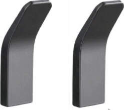 Ragnal® Zelfklevende Handdoekhaakjes RVS– Handdoekhouder- Handdoekhaak - Set Van 2 - Zwarte Handdoekhaken – Wandhaken - Waterbestendig - Handdoekhaakjes - Ophanghaken - Handdoekhaken - 3M Plakstrip - Zwarte Handdoekhaakjes - Mat Zwart -Merkloos Verkoop 1200x1063