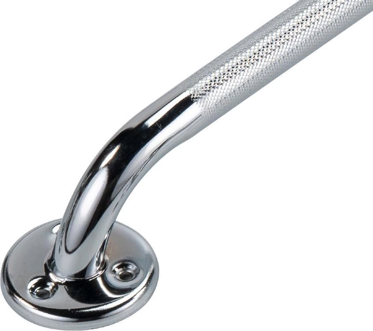 Wandbeugel Chrome RVS Look 30 Cm Extra Grip. Handgreep / Wandgreep Voor Badkamer / Douche / Toilet. Toiletbeugel / Badgreep / Douchegreep 2 Wandbeugel Chrome RVS Look 30 Cm Extra Grip. Handgreep / Wandgreep Voor Badkamer / Douche / Toilet. Toiletbeugel / Badgreep / Douchegreep - Afbeelding 2