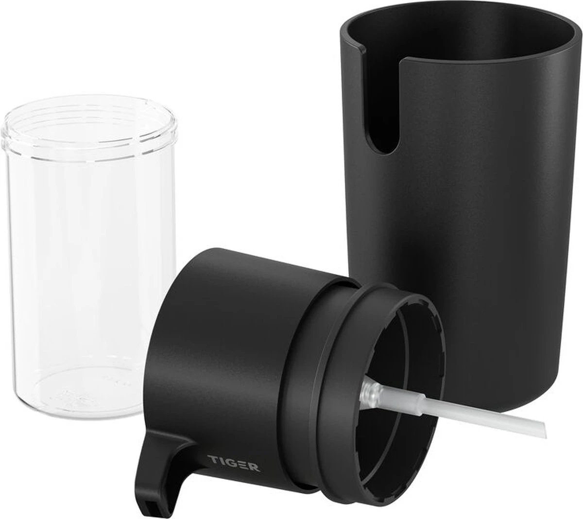 Tiger Carv - Zeepdispenser 175 Ml Vrijstaand - Zwart 4 Tiger Carv - Zeepdispenser 175 Ml Vrijstaand - Zwart - Afbeelding 4