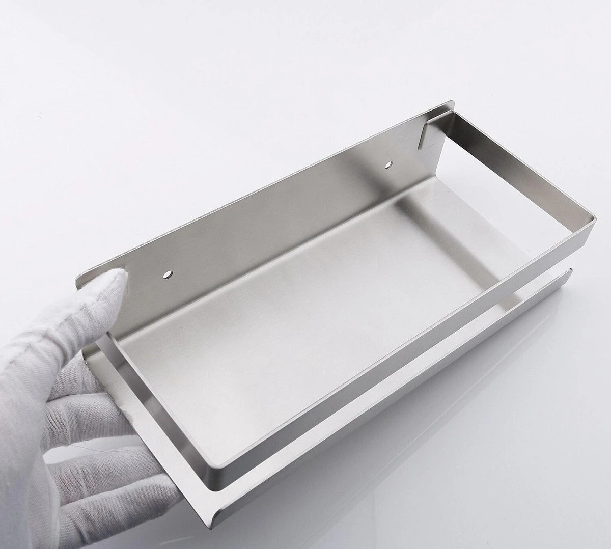 Merkloos Doucherek Zilver - Douche Rek - Zelfklevend - Badkamer Planchet - Inclusief Montageset 5 Merkloos Doucherek Zilver - Douche Rek - Zelfklevend - Badkamer Planchet - Inclusief Montageset - Afbeelding 5