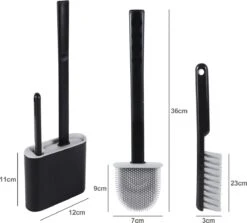 Lopoleis WC Borstel – Toiletborstel – Gesloten Bodem – WC Borstel Met Randreiniger – Siliconen – Zwart – WC Borstel Met Houder – Vrijstaand – Hangend – WC Borstel En Houder 14 Lopoleis WC Borstel – Toiletborstel – Gesloten Bodem – WC Borstel Met Randreiniger – Siliconen – Zwart – WC Borstel Met Houder – Vrijstaand – Hangend – WC Borstel En Houder -Merkloos Verkoop 1200x1083