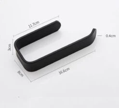 Merkloos Toiletrolhouder Zwart - Toiletrolhouder Zonder Boren - Zelfklevend - WC Rolhouder - WC Rol Houder 5 Merkloos Toiletrolhouder Zwart - Toiletrolhouder Zonder Boren - Zelfklevend - WC Rolhouder - WC Rol Houder -Merkloos Verkoop 1200x1085 1