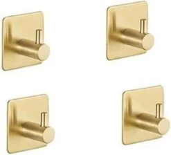 Merkloos Zelfklevende Handdoekhaakjes - Set Van 4 - Goud Kleurig - Voor Badkamer Of Keuken | Handdoekhaakjes Rvs | Handdoekhaakjes Goud Zelfklevend | Handdoekhaak Goud | Handdoek 9 Merkloos Zelfklevende Handdoekhaakjes - Set Van 4 - Goud Kleurig - Voor Badkamer Of Keuken | Handdoekhaakjes Rvs | Handdoekhaakjes Goud Zelfklevend | Handdoekhaak Goud | Handdoek -Merkloos Verkoop 1200x1087 1