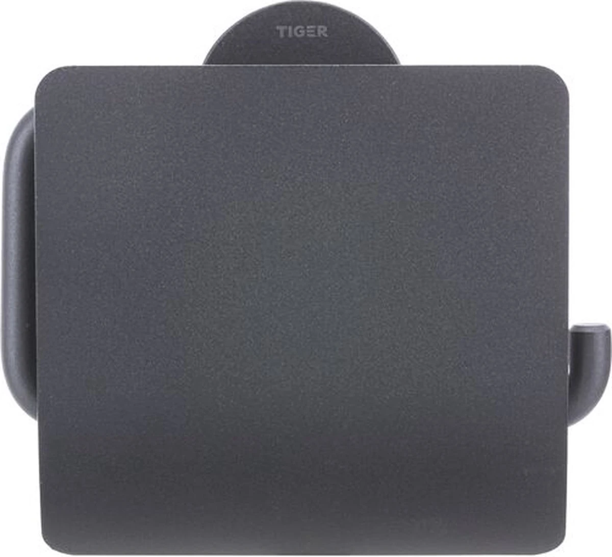 Tiger Urban - Toiletrolhouder Met Klep - Zwart 6 Tiger Urban - Toiletrolhouder Met Klep - Zwart - Afbeelding 6