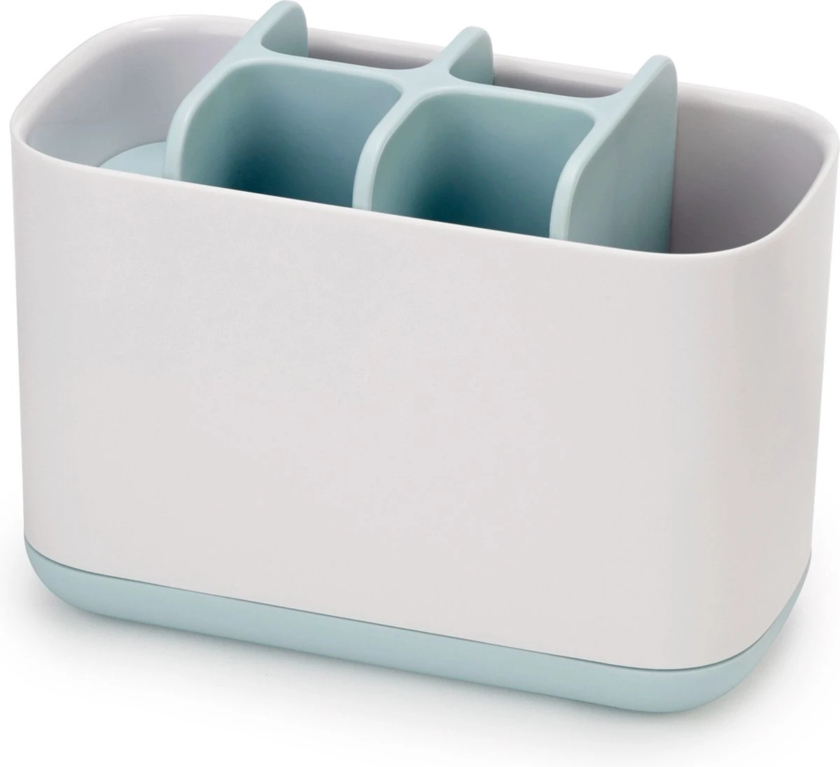 Joseph Joseph Badkamer Easy-Store Tandenborstelorganiser Large - 16.8x8.4x12.6 Cm - Creme/licht Blauw 1 Joseph Joseph Badkamer Easy-Store Tandenborstelorganiser Large - 16.8x8.4x12.6 Cm - Creme/licht Blauw
