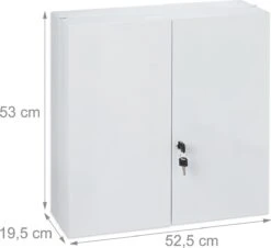 Relaxdays Medicijnkastje Afsluitbaar - Medicatiekastje - Badkamerkast Medicijnen - Wit 13 Relaxdays Medicijnkastje Afsluitbaar - Medicatiekastje - Badkamerkast Medicijnen - Wit -Merkloos Verkoop 1200x1099 3