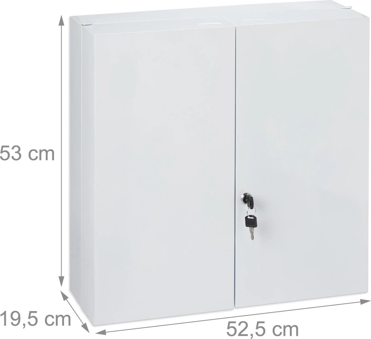 Relaxdays Medicijnkastje Afsluitbaar - Medicatiekastje - Badkamerkast Medicijnen - Wit 4 Relaxdays Medicijnkastje Afsluitbaar - Medicatiekastje - Badkamerkast Medicijnen - Wit - Afbeelding 4