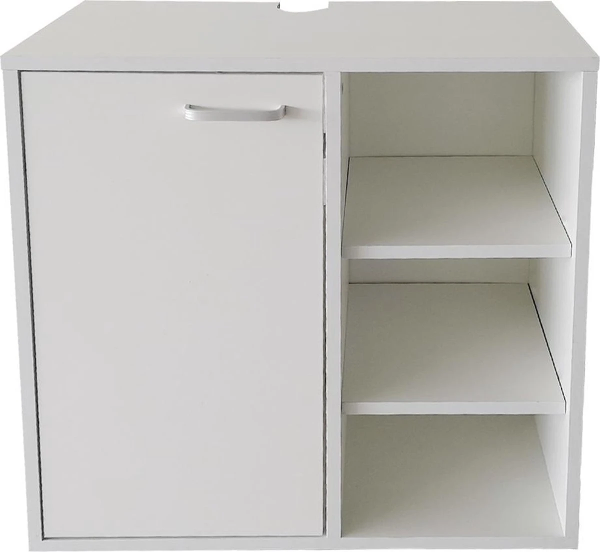 Onderbouw Kast Wastafel - Wastafel Onderkast - Badkamermeubel - Wit 2 Onderbouw Kast Wastafel - Wastafel Onderkast - Badkamermeubel - Wit - Afbeelding 2