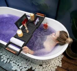 RelaxTub® Badplank - Badplank Voor In Bad - Badrek - Verstelbaar - Anti Slip - Badplank Zwart - Badplank Hout - Badrekje Inclusief Boekenhouder, Tablethouder & Spiegel 14 RelaxTub® Badplank - Badplank Voor In Bad - Badrek - Verstelbaar - Anti Slip - Badplank Zwart - Badplank Hout - Badrekje Inclusief Boekenhouder, Tablethouder & Spiegel -Merkloos Verkoop 1200x1106 3