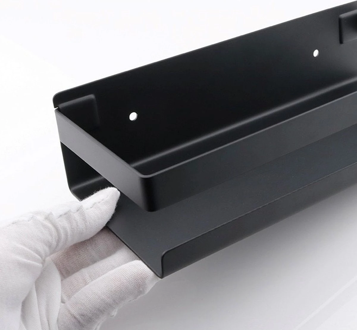 Merkloos Doucherek- Douchemand- Badkamerrek- Badkamer Organiser- Badkamer Organizer-Rekje Voor In De Douche- Badkamer Plank-Rekje Voor Shampoo- RVS- Zonder Boren- Zelfklevend- Rechthoek Vorm- Met Of Zonder Schroeven- Ophangbaar- Met Lijm- 20 Cm- Zwart 10 Merkloos Doucherek- Douchemand- Badkamerrek- Badkamer Organiser- Badkamer Organizer-Rekje Voor In De Douche- Badkamer Plank-Rekje Voor Shampoo- RVS- Zonder Boren- Zelfklevend- Rechthoek Vorm- Met Of Zonder Schroeven- Ophangbaar- Met Lijm- 20 Cm- Zwart - Afbeelding 10