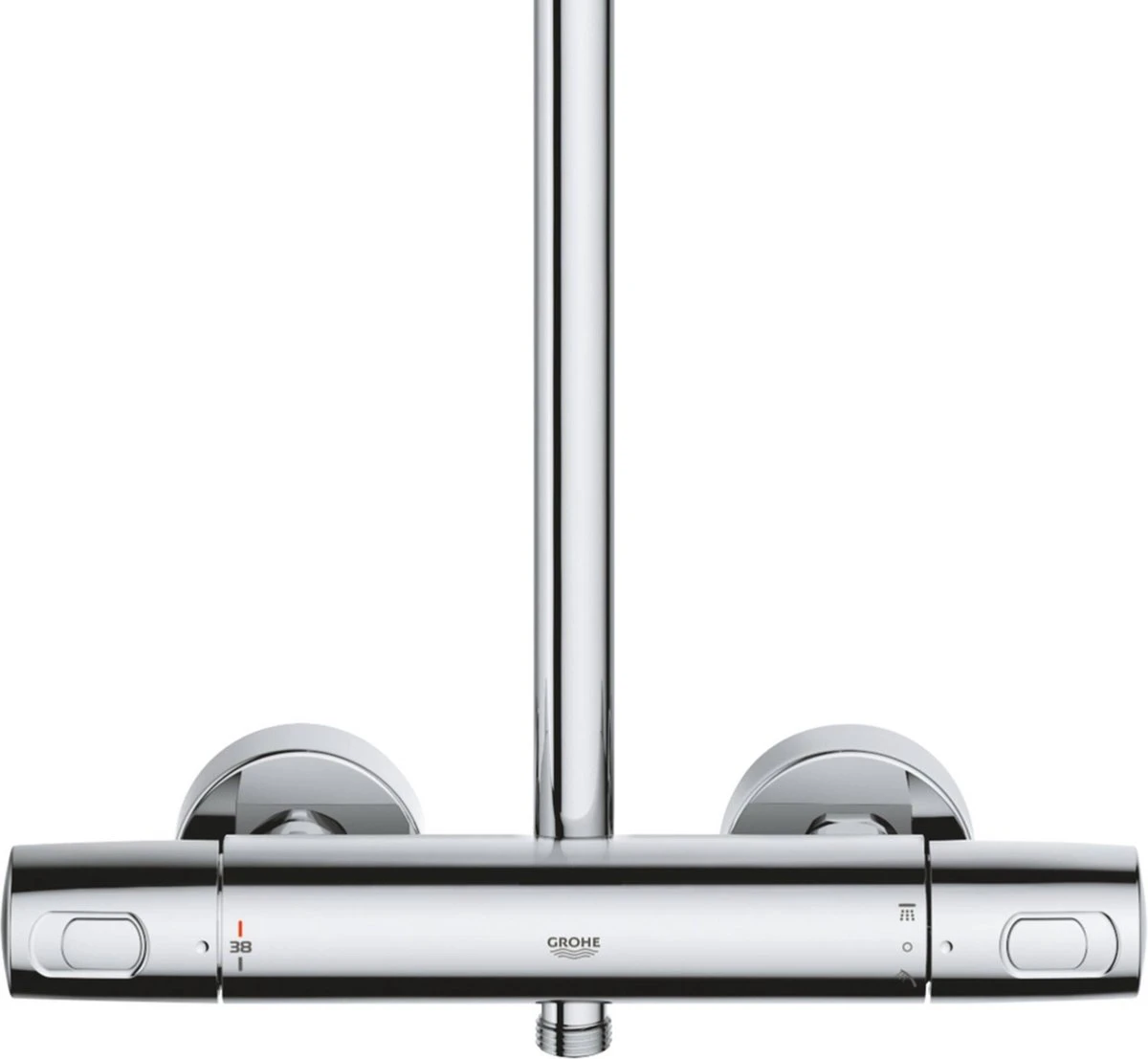 GROHE QuickFix Vitalio Joy 310 Regendouche - CoolTouch - Met Planchet - ø 31 Cm - Chroom 18 GROHE QuickFix Vitalio Joy 310 Regendouche - CoolTouch - Met Planchet - ø 31 Cm - Chroom - Afbeelding 18