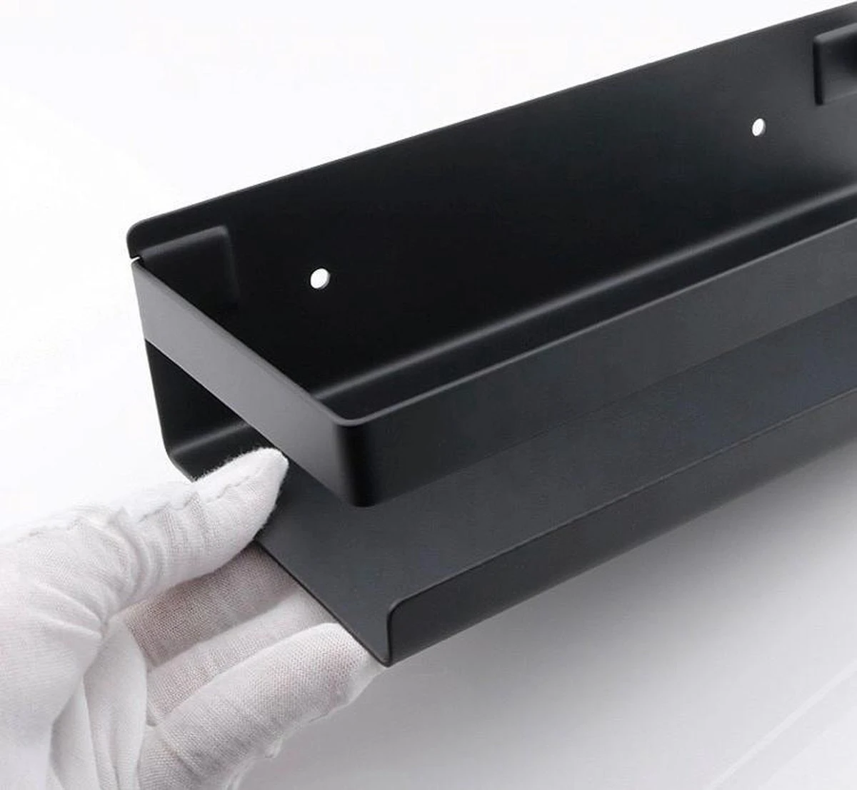 Merkloos Doucherek- Douchemand- Badkamerrek- Badkamer Organiser- Badkamer Organizer-Rekje Voor In De Douche- Badkamer Plank-Rekje Voor Shampoo- RVS- Zonder Boren- Zelfklevend- Rechthoek Vorm- Met Of Zonder Schroeven- Ophangbaar- Met Lijm- 40 Cm- Zwart 3 Merkloos Doucherek- Douchemand- Badkamerrek- Badkamer Organiser- Badkamer Organizer-Rekje Voor In De Douche- Badkamer Plank-Rekje Voor Shampoo- RVS- Zonder Boren- Zelfklevend- Rechthoek Vorm- Met Of Zonder Schroeven- Ophangbaar- Met Lijm- 40 Cm- Zwart - Afbeelding 3