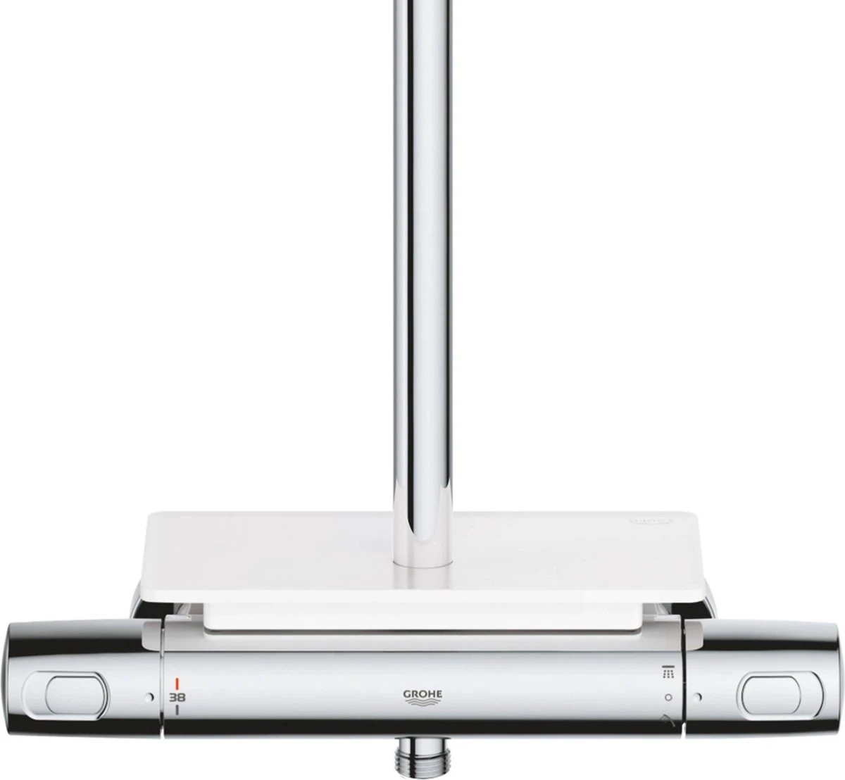 GROHE QuickFix Vitalio Joy 310 Regendouche - CoolTouch - Met Planchet - ø 31 Cm - Chroom 19 GROHE QuickFix Vitalio Joy 310 Regendouche - CoolTouch - Met Planchet - ø 31 Cm - Chroom - Afbeelding 19