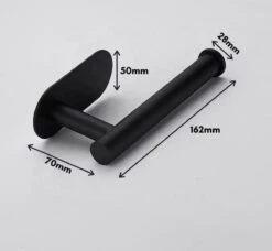 Toiletrolhouder Inclusief Handdoekhaak - Zonder Boren - Zelfklevend - Zwart - Staand 12 Toiletrolhouder Inclusief Handdoekhaak - Zonder Boren - Zelfklevend - Zwart - Staand -Merkloos Verkoop 1200x1110