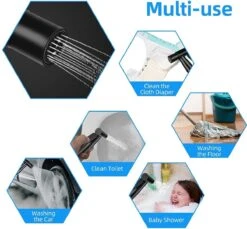Merkloos Bidet Handdouche - Shattaf - Bidet Sproeier - Bidetkraan - Handheld Bidet Spray Met 120 Cm Doucheslang / Houder- Zwart -Merkloos Verkoop 1200x1111 3