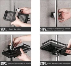 Merkloos Doucherek Zonder Boren Voor Douchestang Van 22 Tot 24 Mm – Doucherek Zwart – Doucherek Hangend – Badkamer Organizer – Douche Organizer - Doucherekje - Doucherekje Zonder Boren - Shampo Organizer 11 Merkloos Doucherek Zonder Boren Voor Douchestang Van 22 Tot 24 Mm – Doucherek Zwart – Doucherek Hangend – Badkamer Organizer – Douche Organizer - Doucherekje - Doucherekje Zonder Boren - Shampo Organizer -Merkloos Verkoop 1200x1112 1