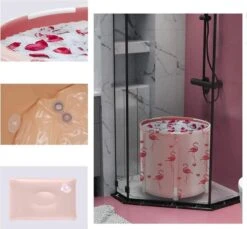 Opzetbaar Bad - 1 Persoons Balkonbad - Bad/ Tub Met Afvoerslang - Opzet Bad - 70x70cm - Ijsbad / Ijschallenge -Merkloos Verkoop 1200x1112 8