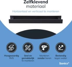 Sanics Handdoekrek Zwart 40 CM – Badkamer Of Keuken – Handdoekstang Zelfklevend – Handdoekhouder 18 Sanics Handdoekrek Zwart 40 CM – Badkamer Of Keuken – Handdoekstang Zelfklevend – Handdoekhouder -Merkloos Verkoop 1200x1116